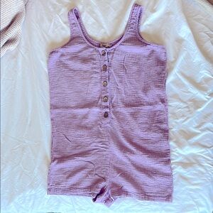 Faherty women’s gauze romper size medium.